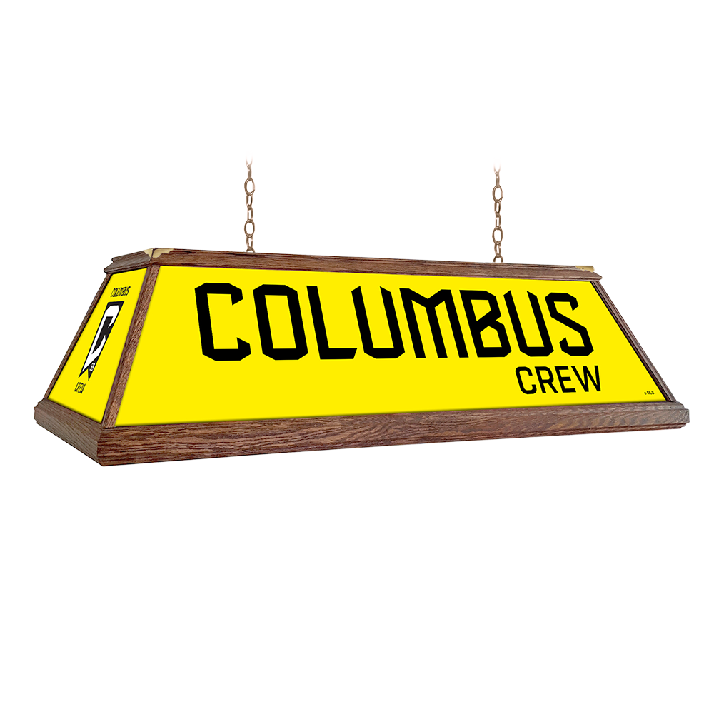 Columbus Crew: Premium Wood Pool Table Light