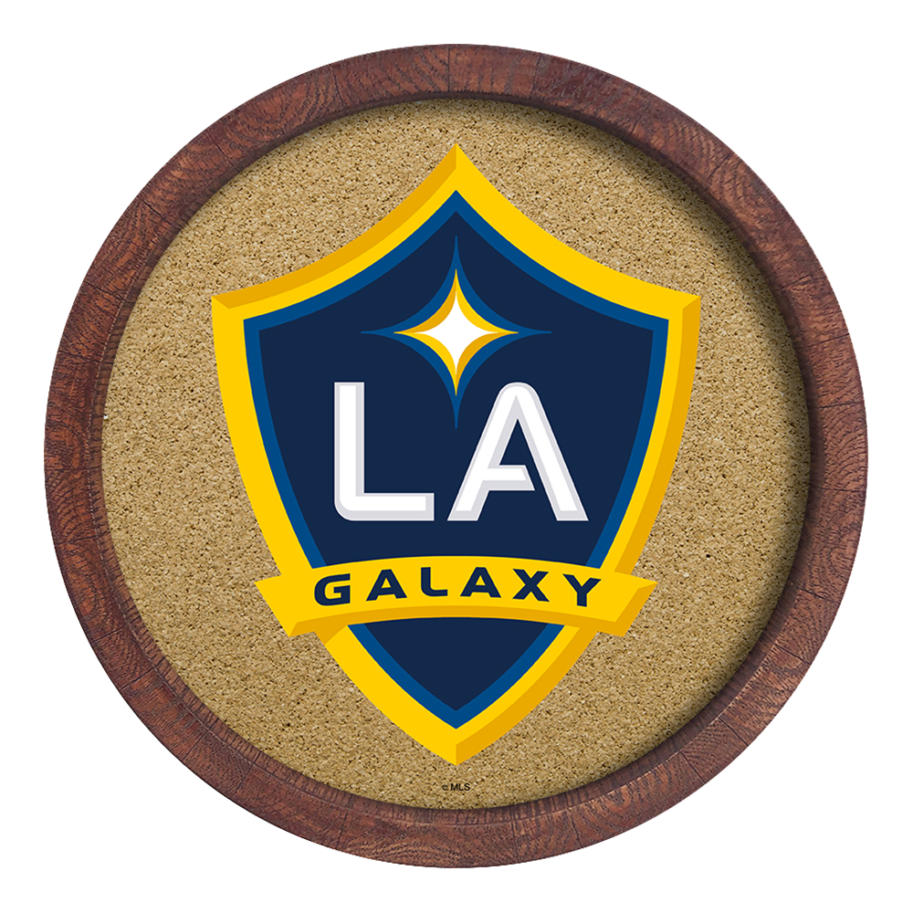 LA Galaxy: "Faux" Barrel Framed Cork Board  