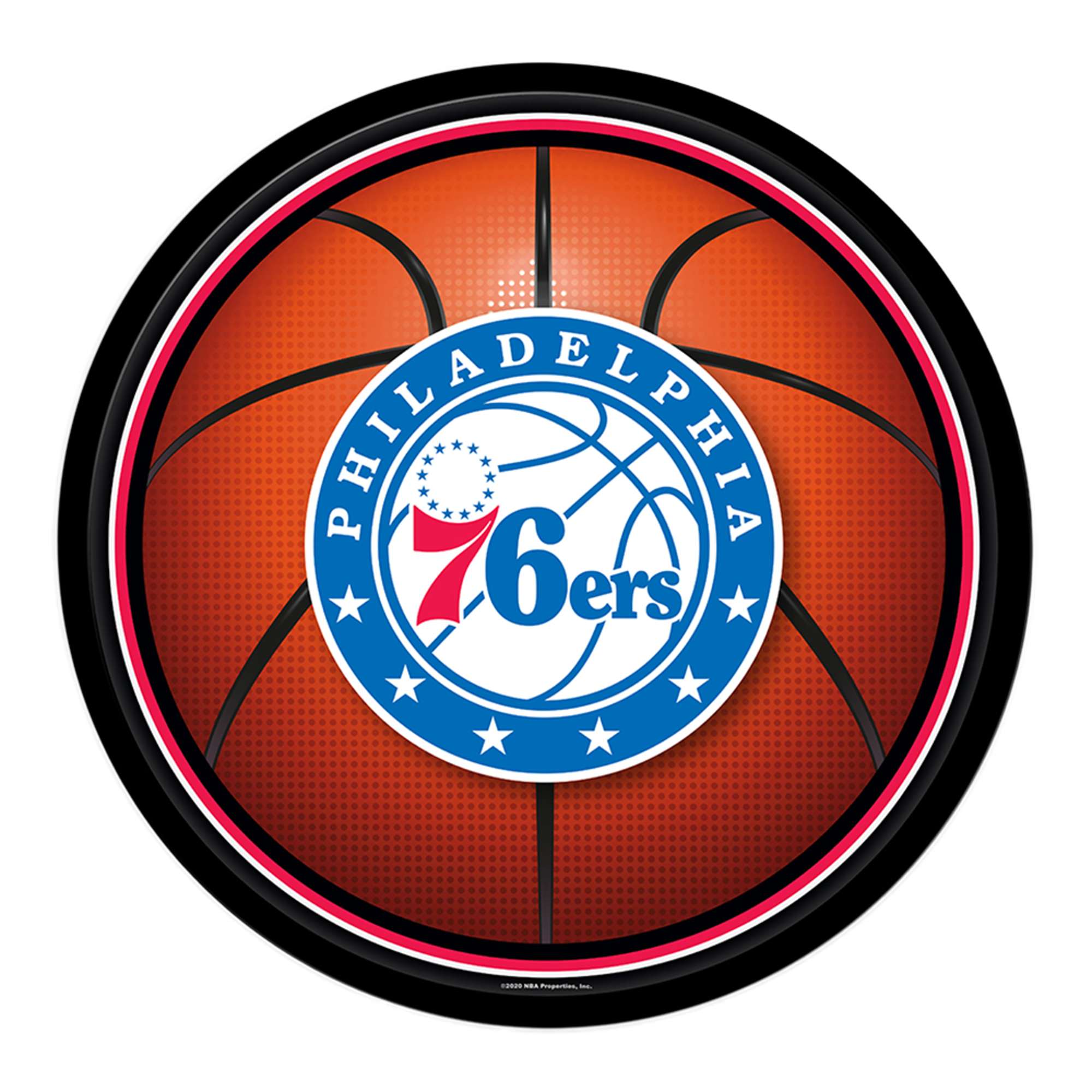 Philadelphia 76ers: Basketball - Modern Disc Wall Sign