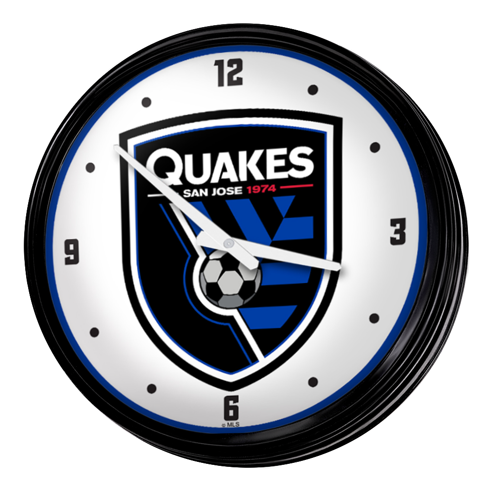 San Jose Earthquakes: Retro Lighted Wall Clock