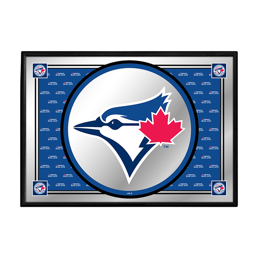 Toronto Blue Jays Team Spirit - Framed Mirrored Wall Sign  