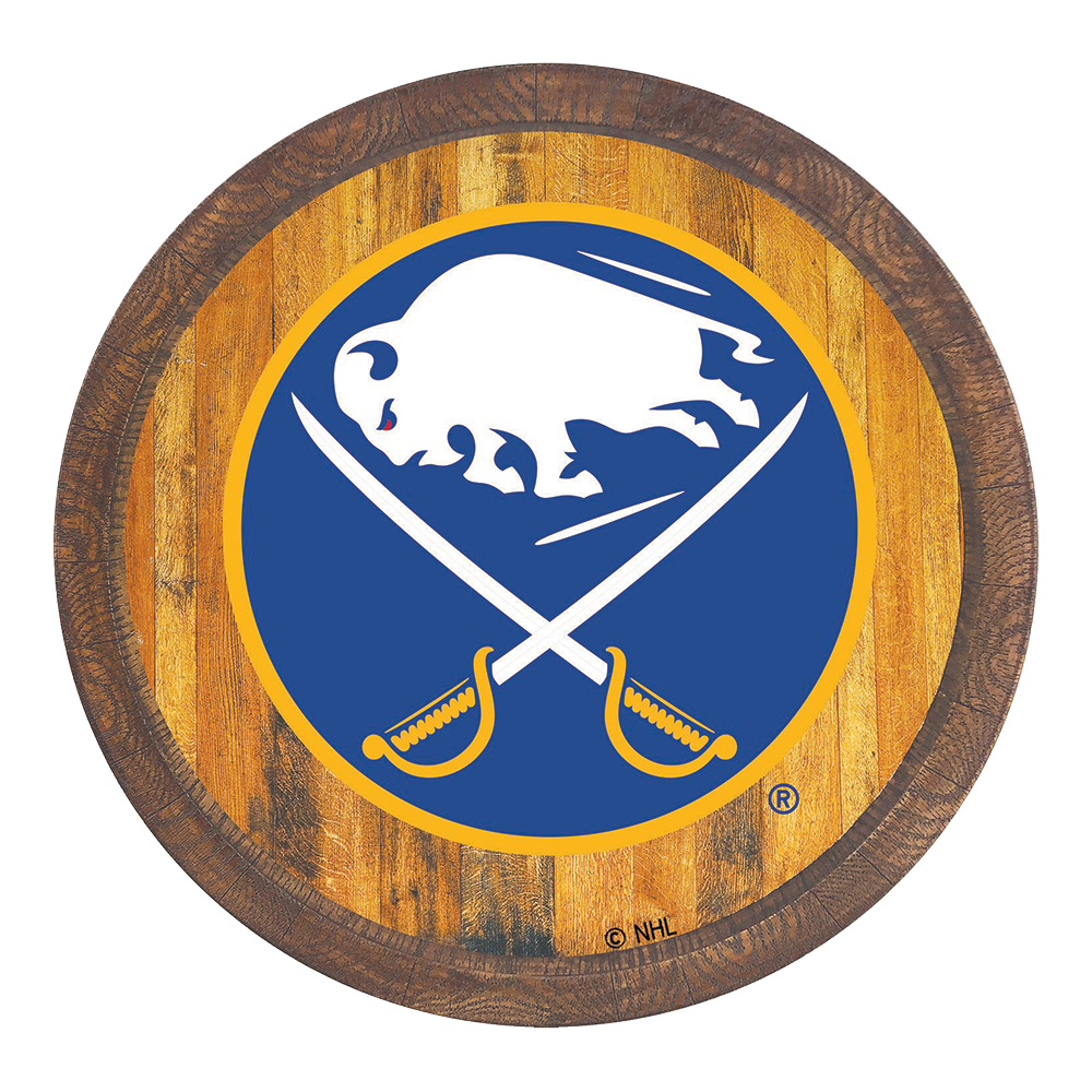 Buffalo Sabres "Faux" Barrel Top Sign  