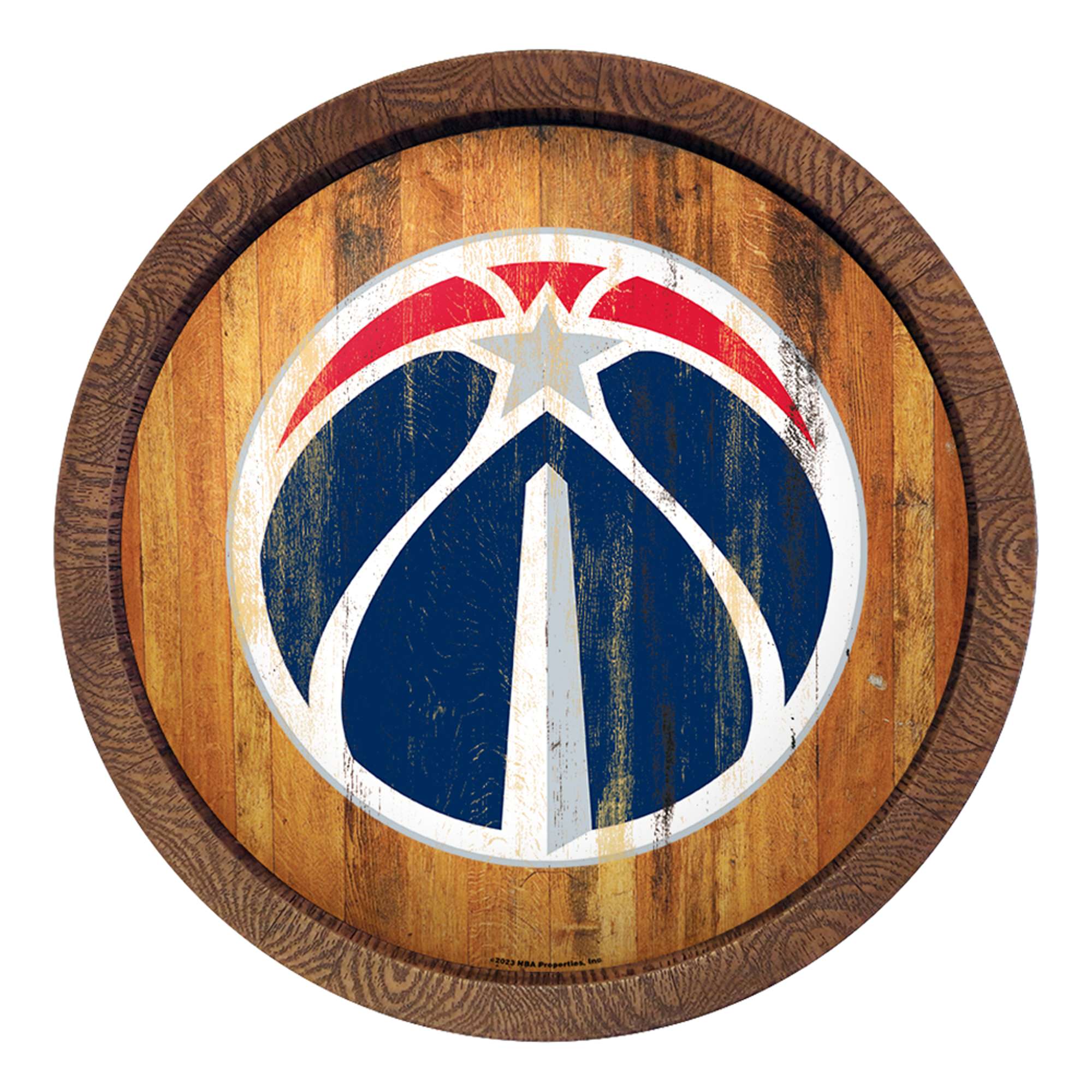 Washington Wizards: "Faux" Barrel Top Sign  