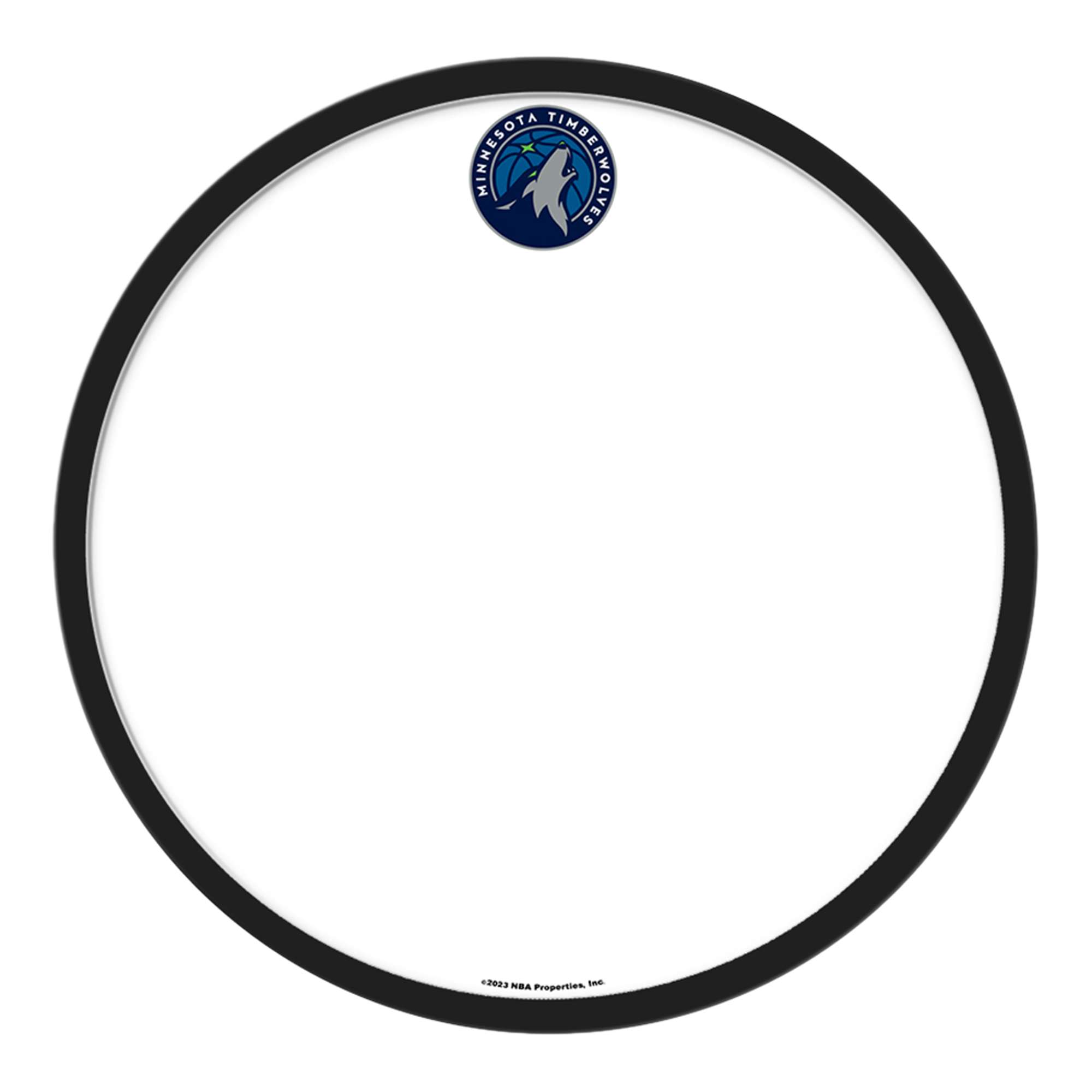 Minnesota Timberwolves: Modern Disc Dry Erase Wall Sign