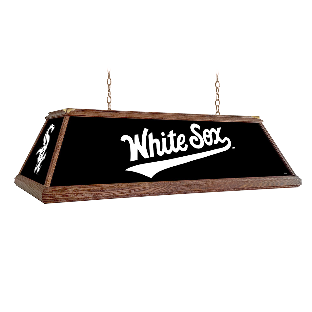 Chicago White Sox Premium Wood Pool Table Light  