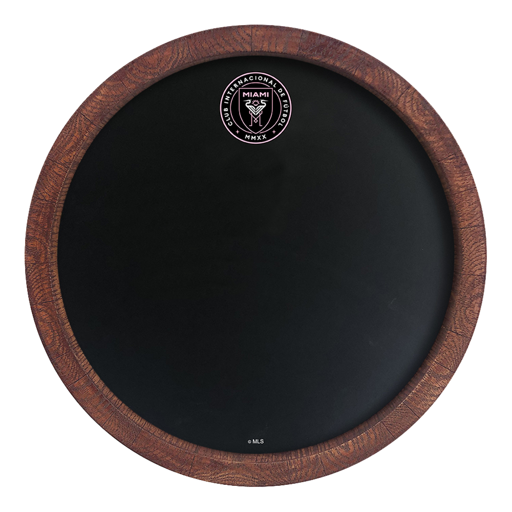 Inter Miami CF: Chalkboard "Faux" Barrel Top Sign  