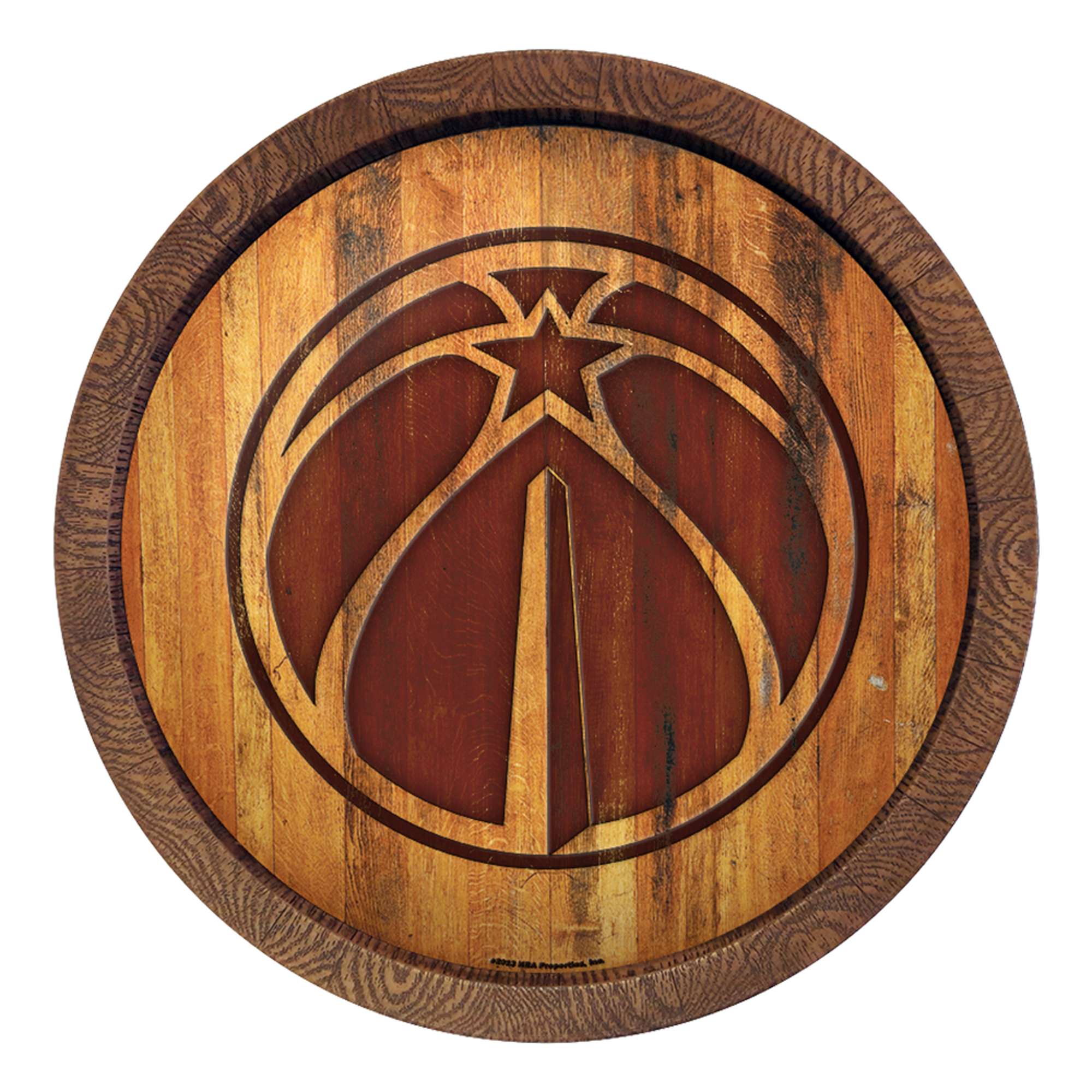 Washington Wizards: "Faux" Barrel Top Sign  