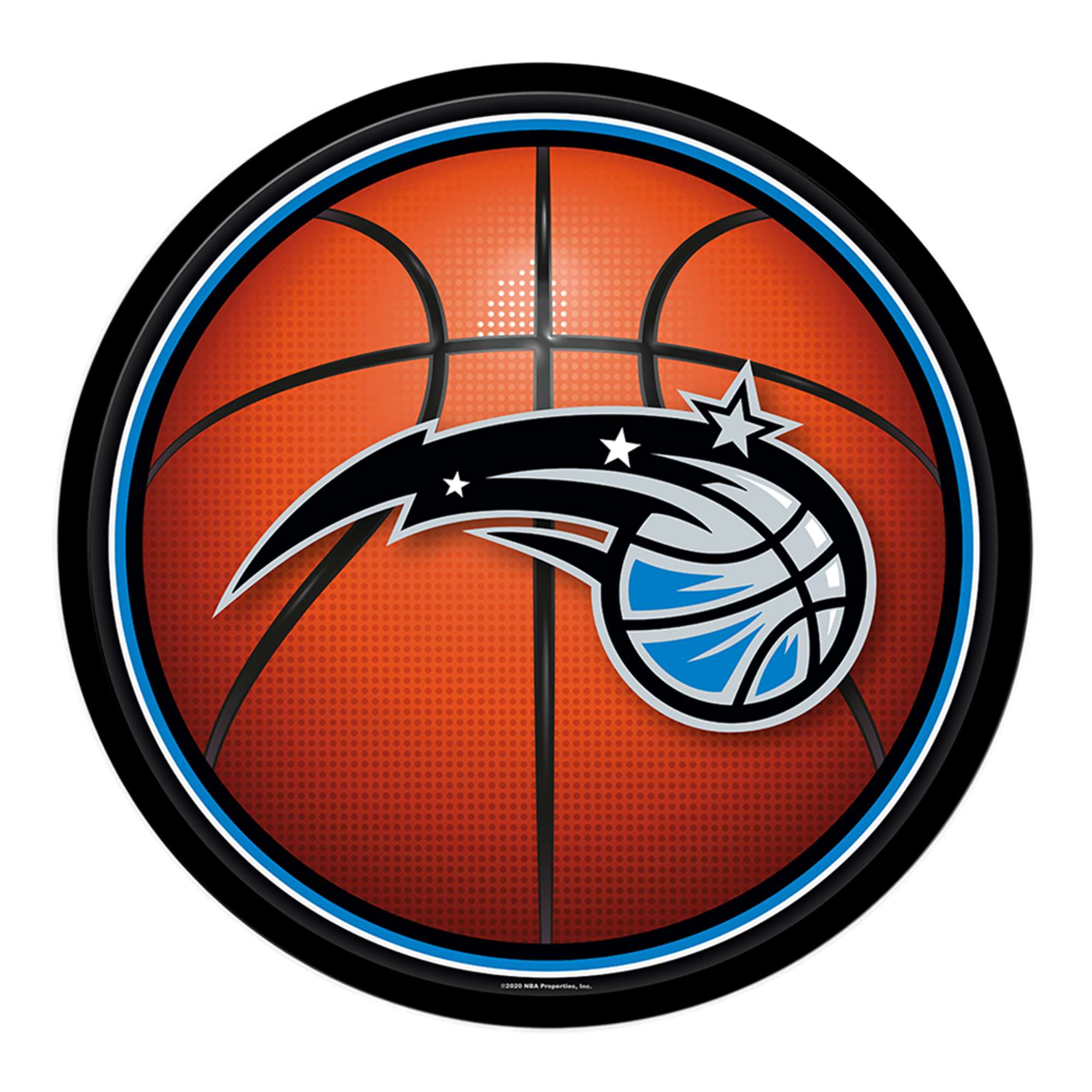 Orlando Magic: Basketball - Modern Disc Wall Sign