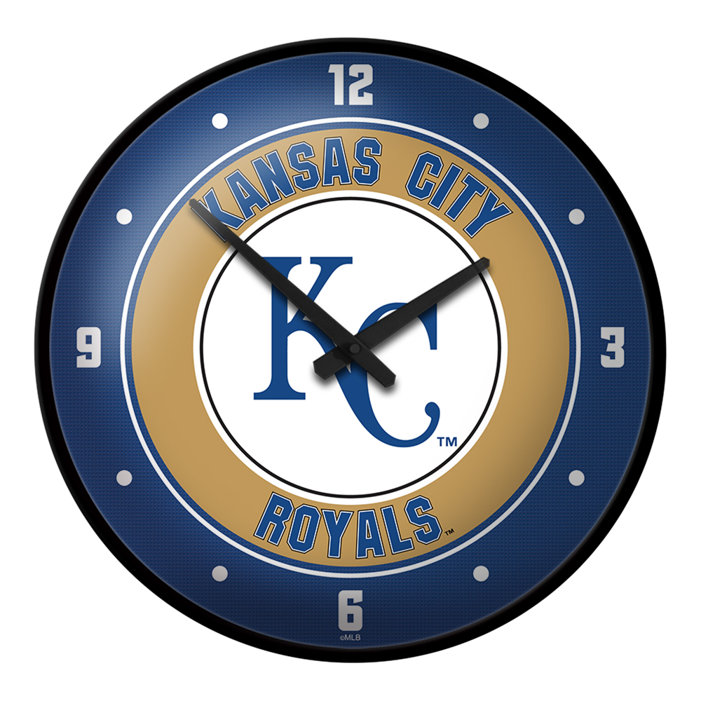 Kansas City Royals Modern Disc Wall Clock