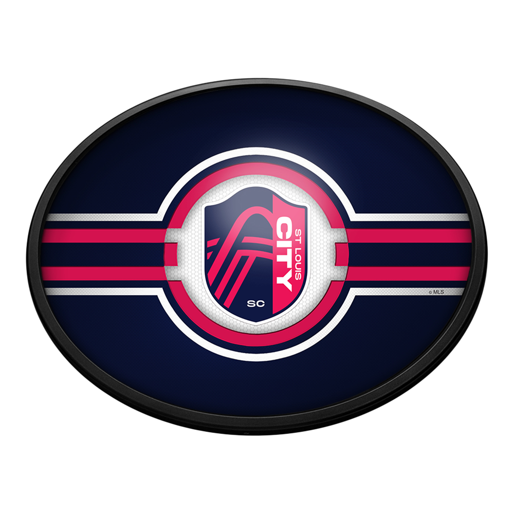 St. Louis CITYSC: Oval Slimline Lighted Wall Sign