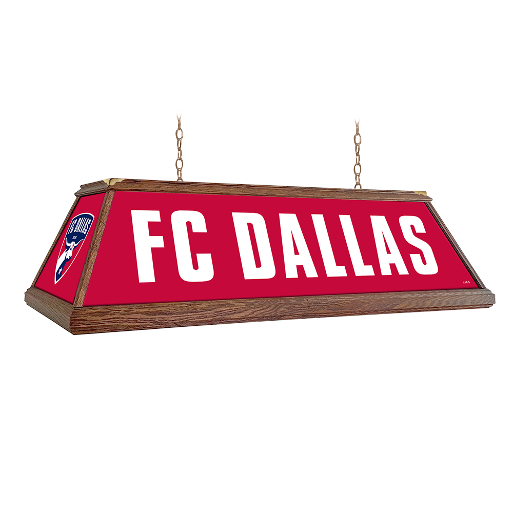 FC Dallas: Premium Wood Pool Table Light