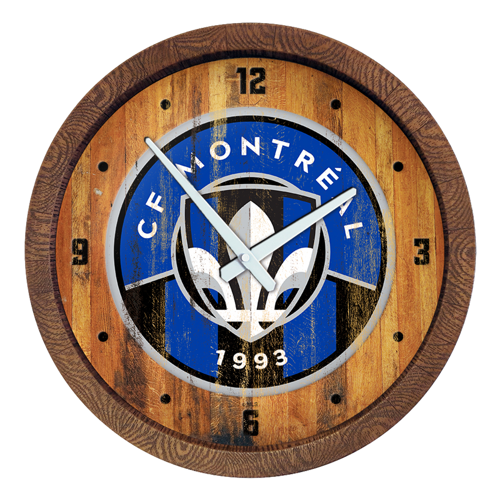  CF Montreal: Weathered "Faux" Barrel Top Clock LED Car Door Light 