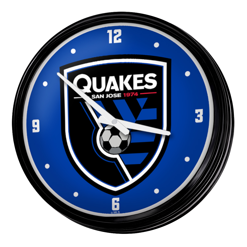 San Jose Earthquakes: Retro Lighted Wall Clock
