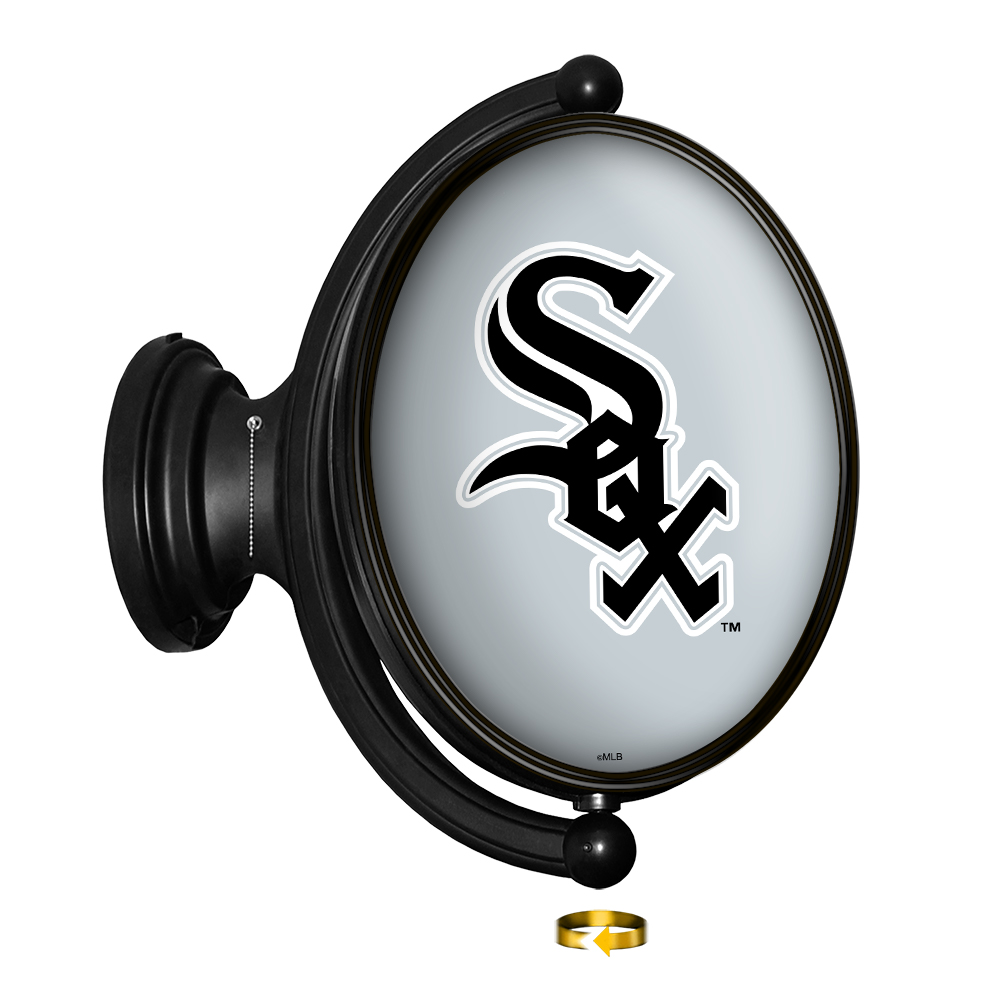 Chicago White Sox Original Oval Rotating Lighted Wall Sign  