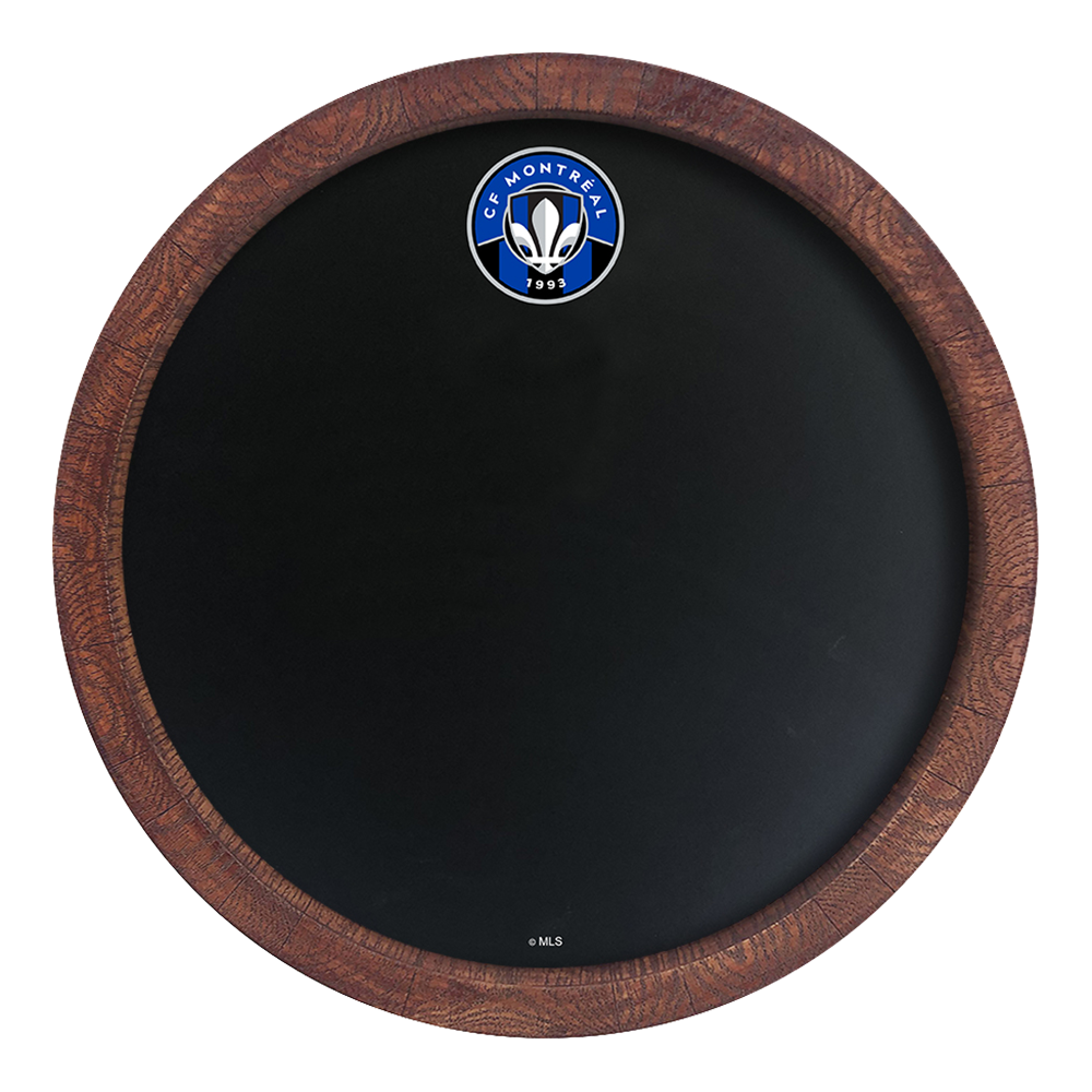  CF Montreal: Chalkboard "Faux" Barrel Top Sign LED Car Door Light 