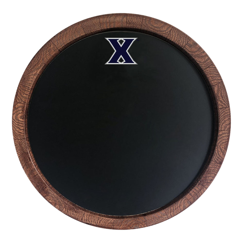 Xavier Musketeers Chalkboard "Faux" Barrel Top Sign  