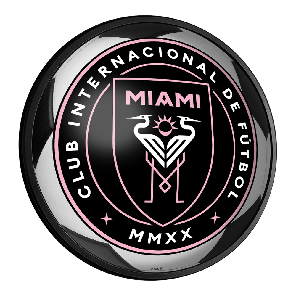 Inter Miami CF: Soccer - Round Slimline Lighted Wall Sign  