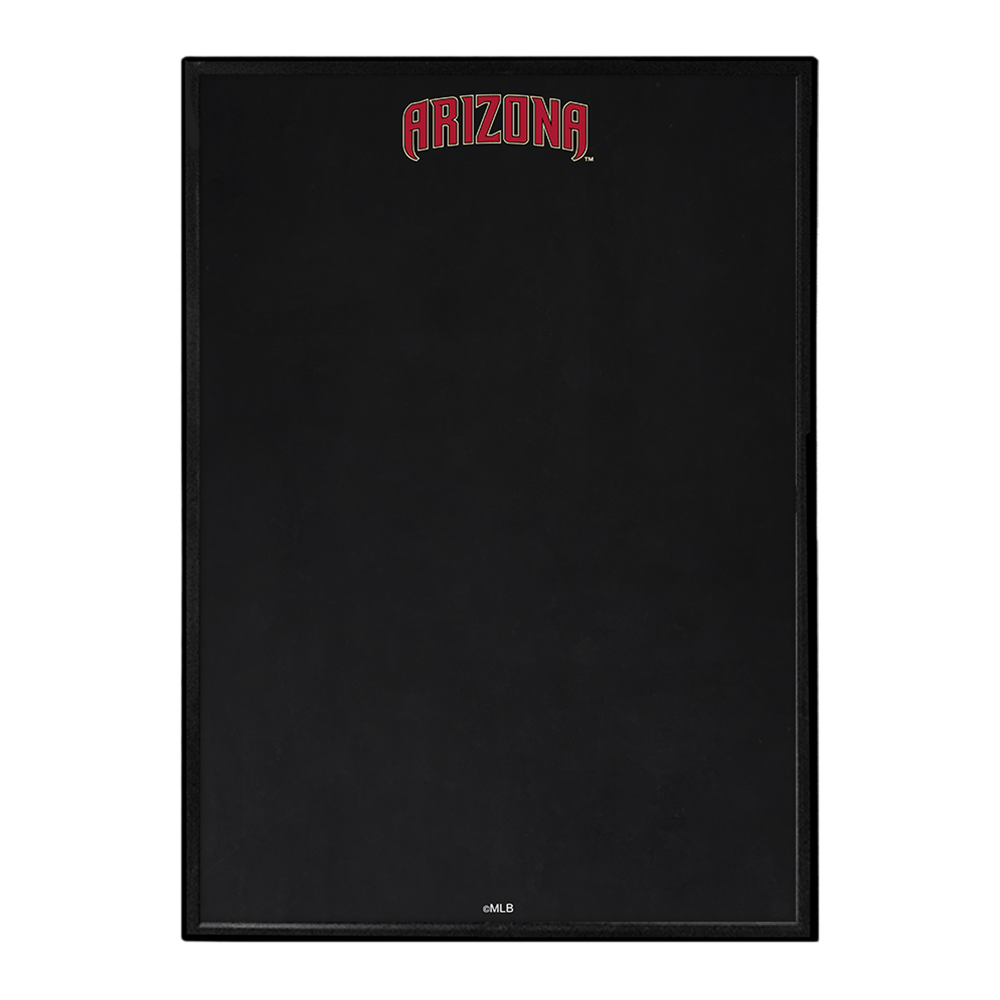 Arizona Diamondbacks Wordmark - Framed Chalkboard  
