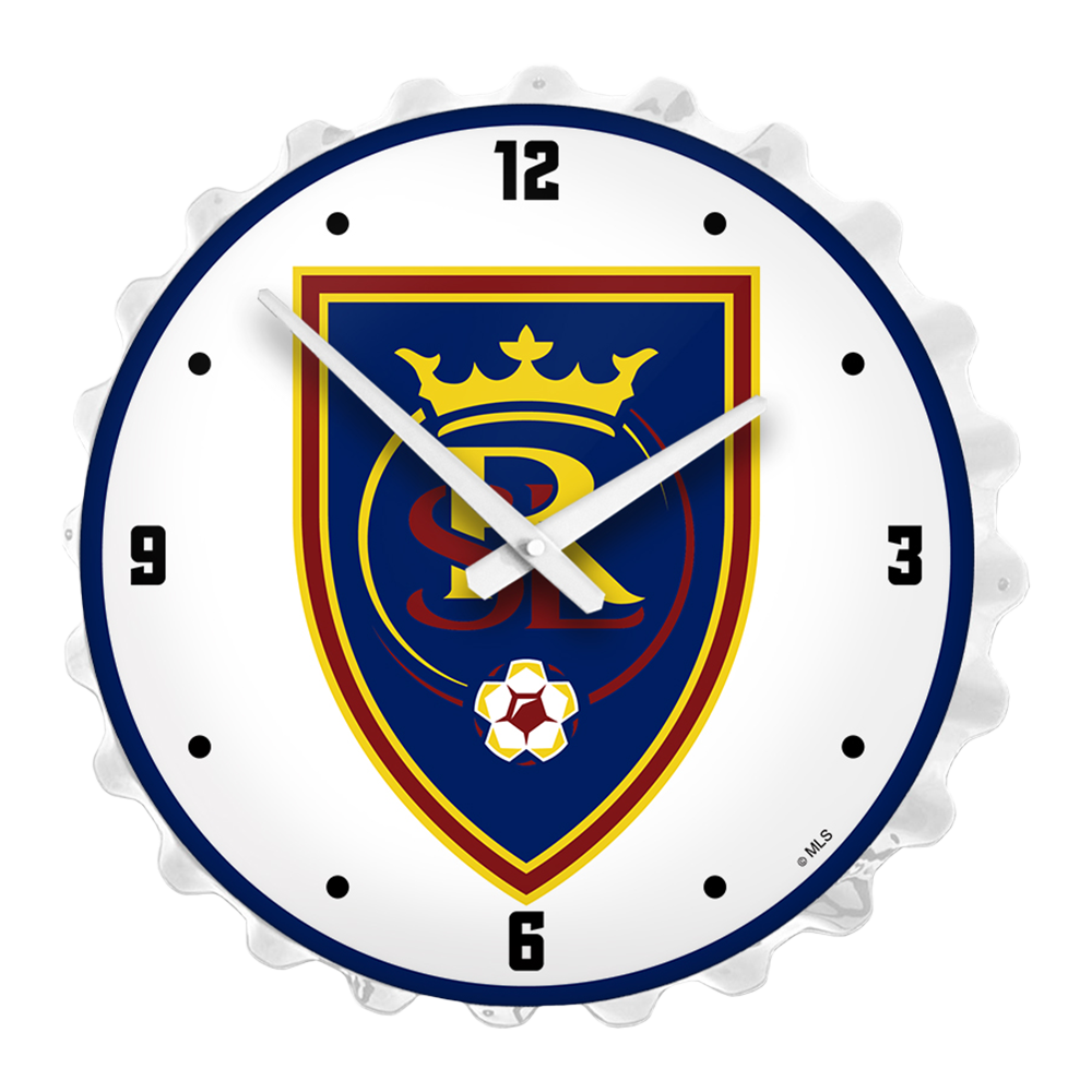 Real Salt Lake: Bottle Cap Lighted Wall Clock