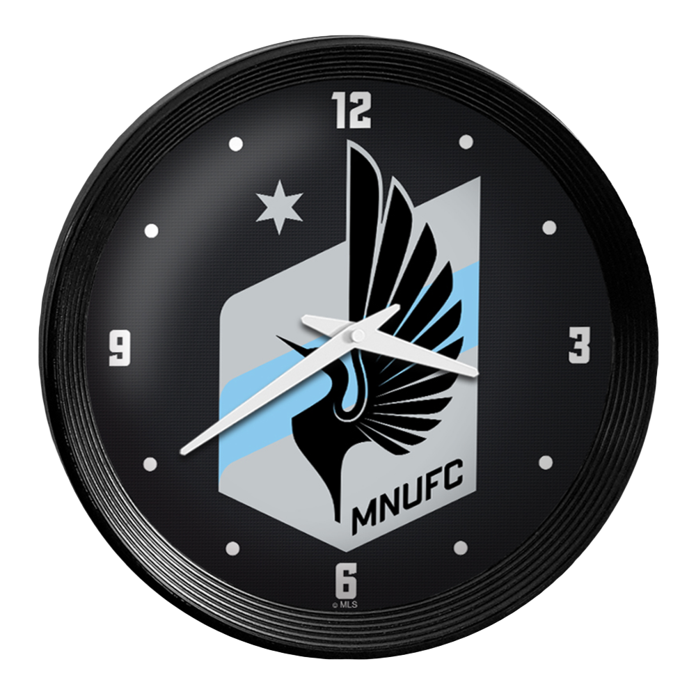 Minnesota United FC: Ribbed Frame Wall Clock