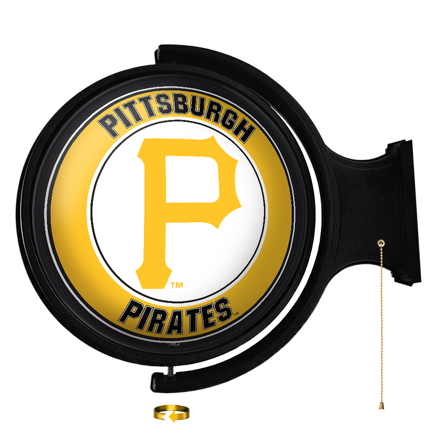 Pittsburgh Pirates Original Round Rotating Lighted Wall Sign  