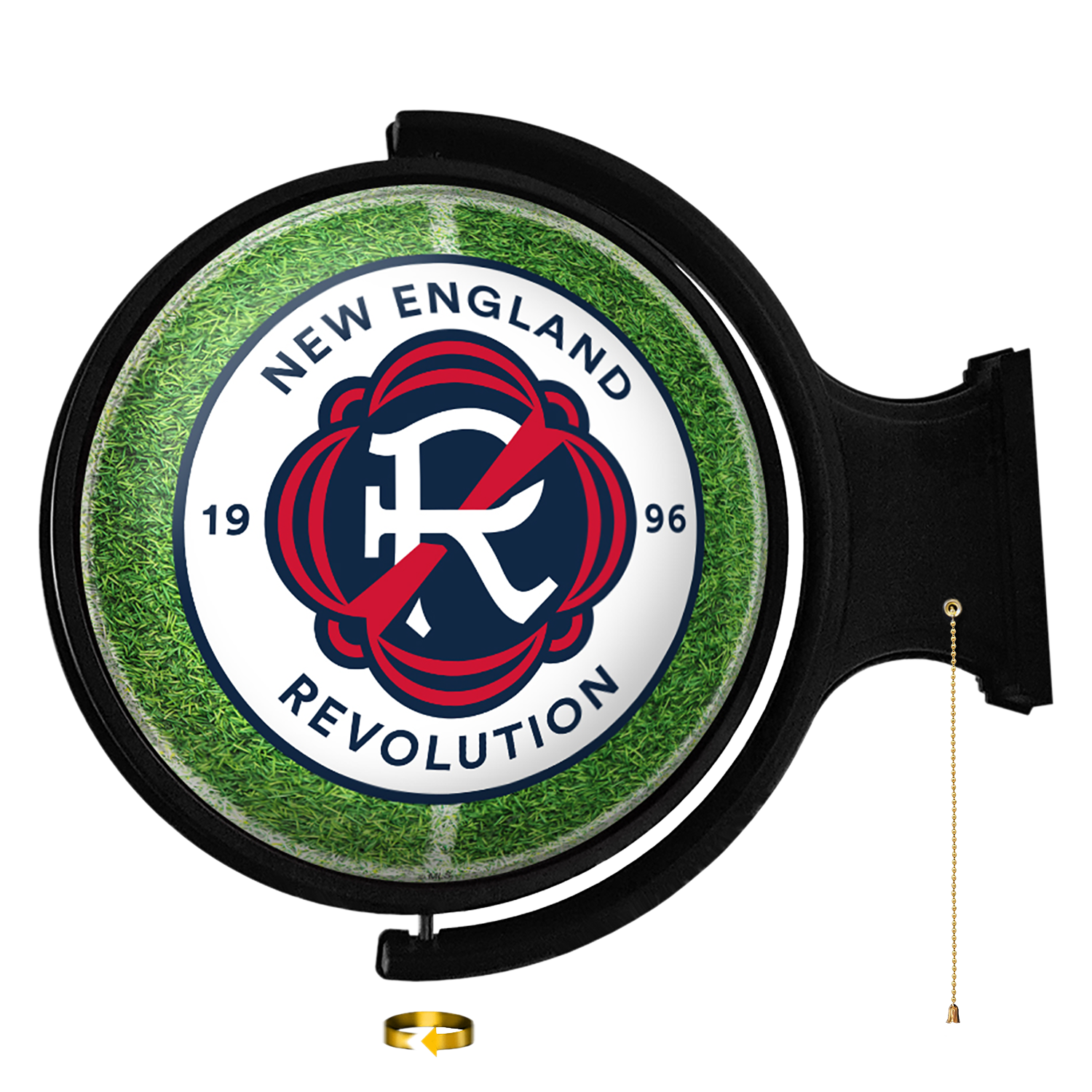 New England Revolution: Pitch - Original Round Rotating Lighted Wall Sign Halloween Decoration 