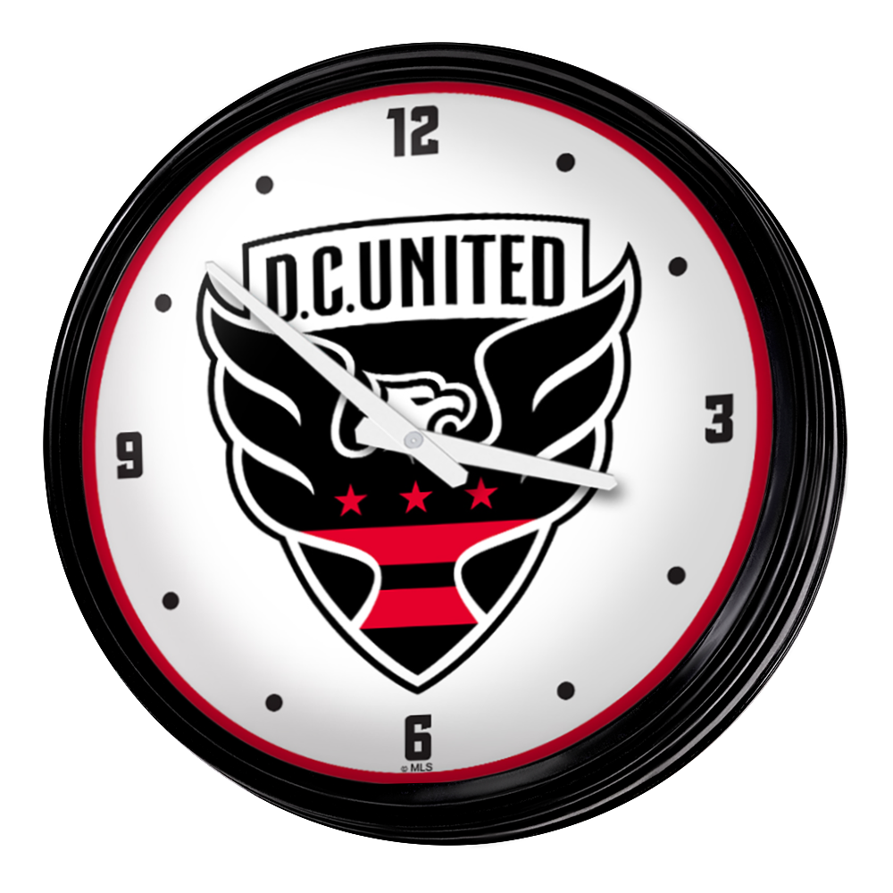 D.C. United: Retro Lighted Wall Clock