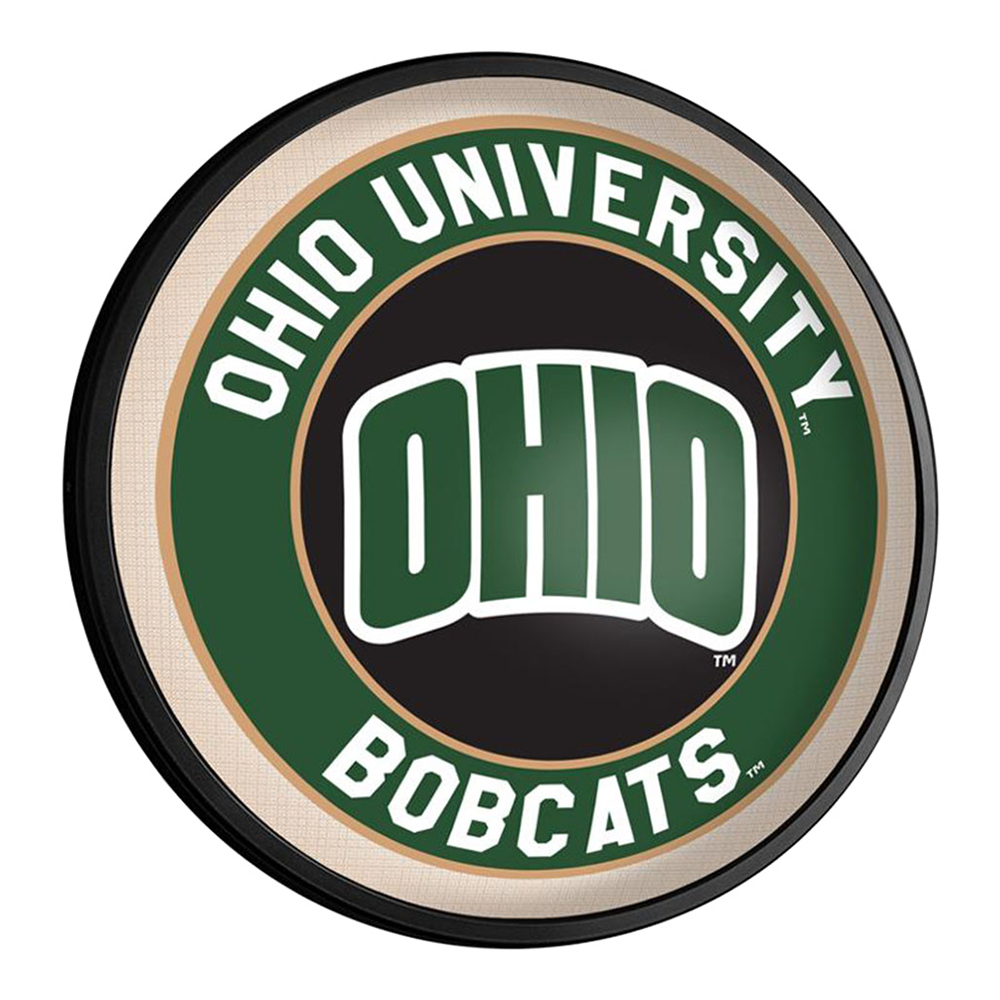 Ohio University Bobcats OHIO - Round Slimline Lighted Wall Sign