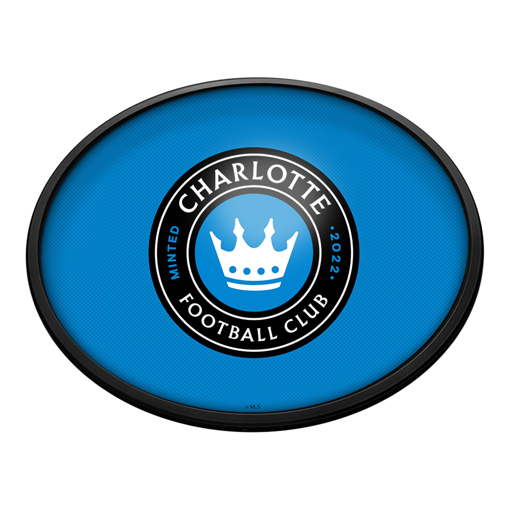 Charlotte FC: Oval Slimline Lighted Wall Sign
