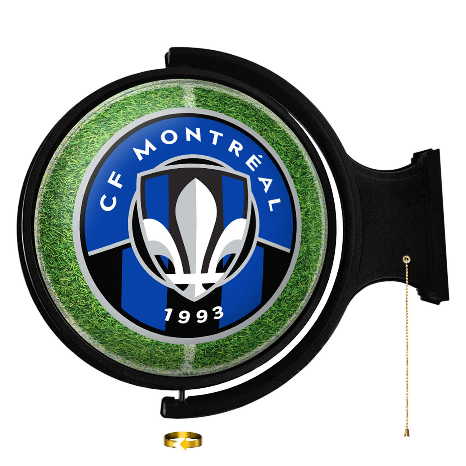 CF Montreal: Pitch - Original Round Rotating Lighted Wall Sign