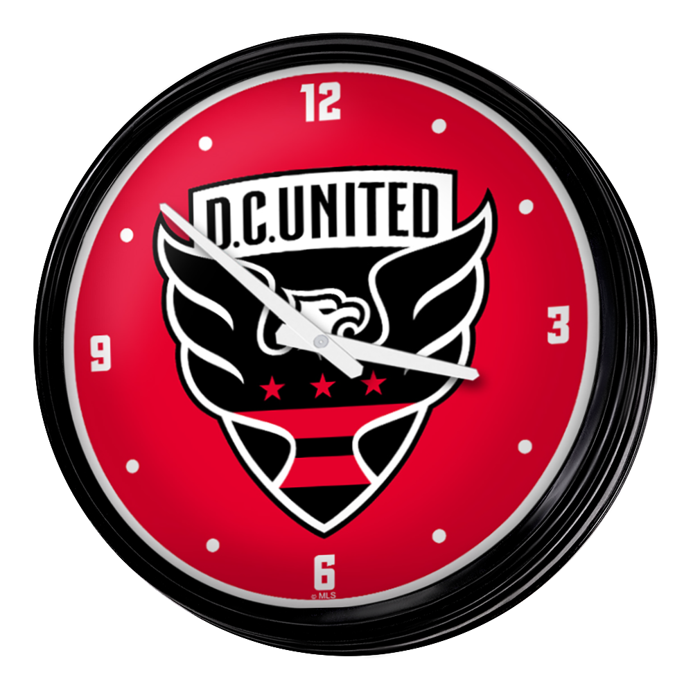 D.C. United: Retro Lighted Wall Clock