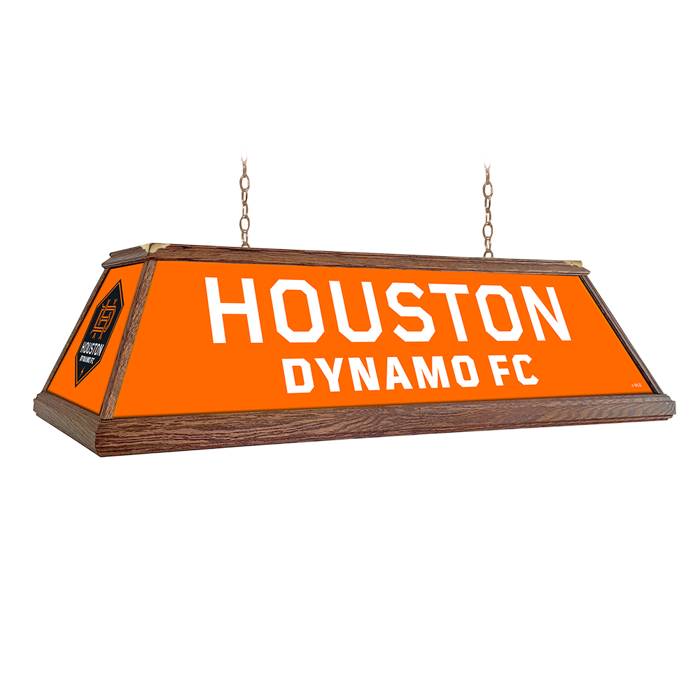 Houston Dynamo: Premium Wood Pool Table Light  
