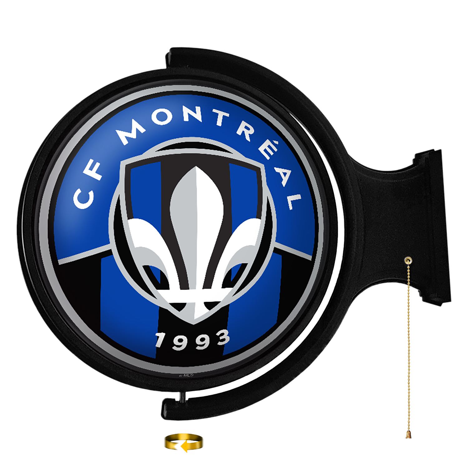 CF Montreal: Original Round Rotating Lighted Wall Sign