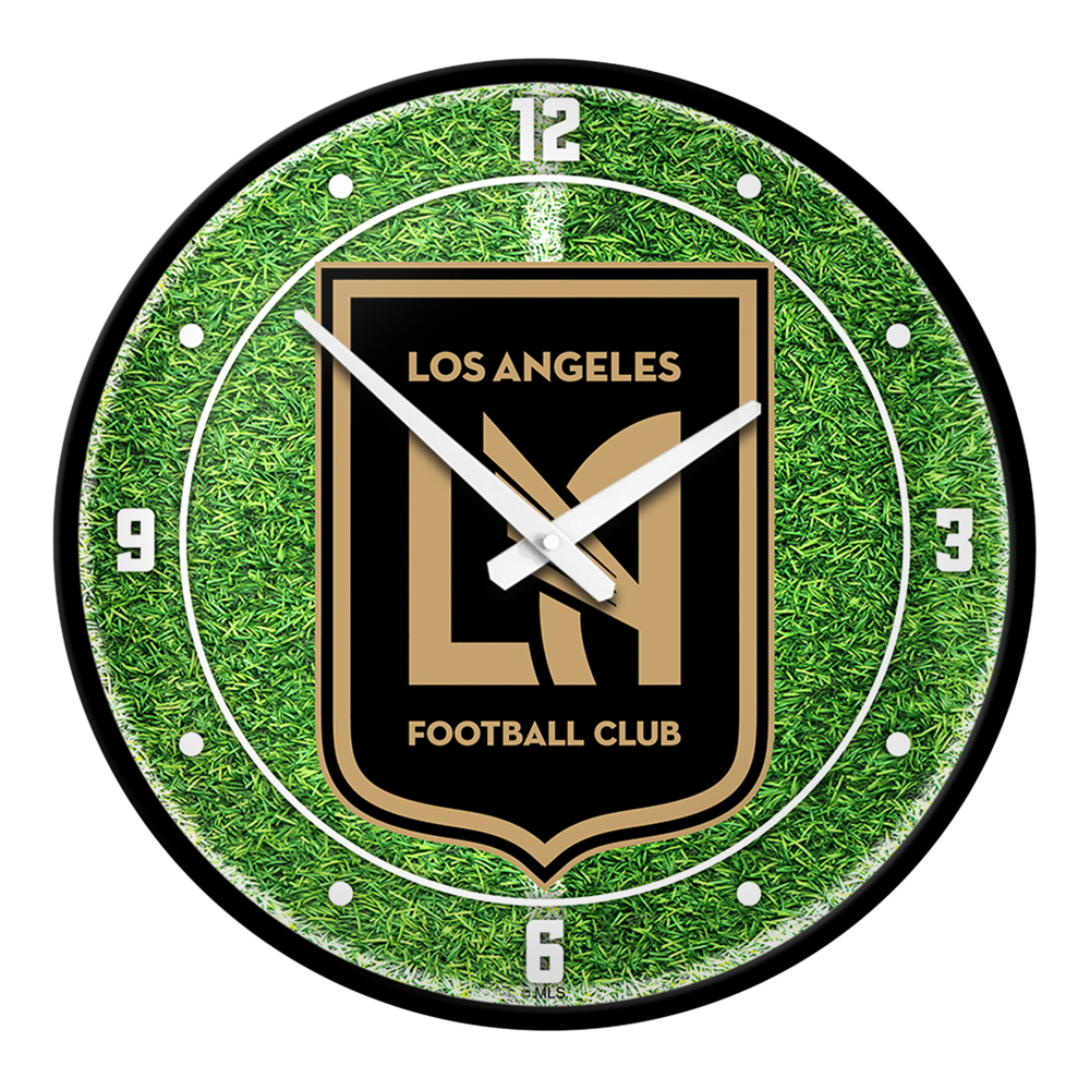 Los Angeles Football Club: Pitch - Modern Disc Wall Clock  