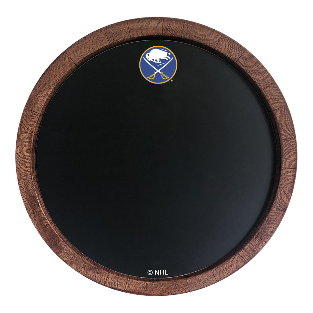 Buffalo Sabres chalkboard "Faux" Barrel Top Sign  
