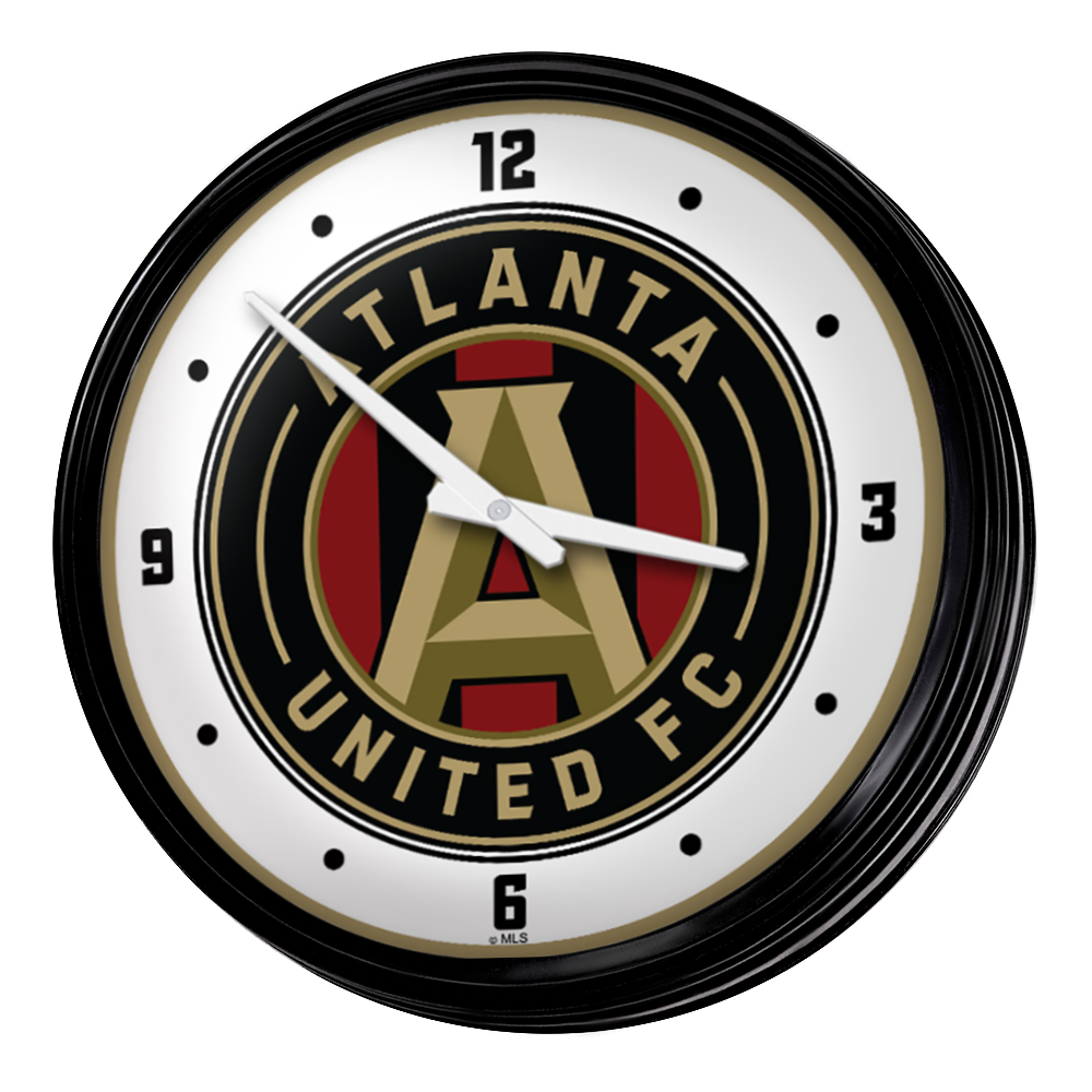 Atlanta United: Retro Lighted Wall Clock