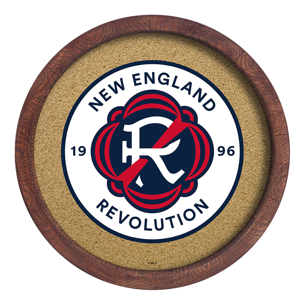 New England Revolution: "Faux" Barrel Framed Cork Board Halloween Decoration 