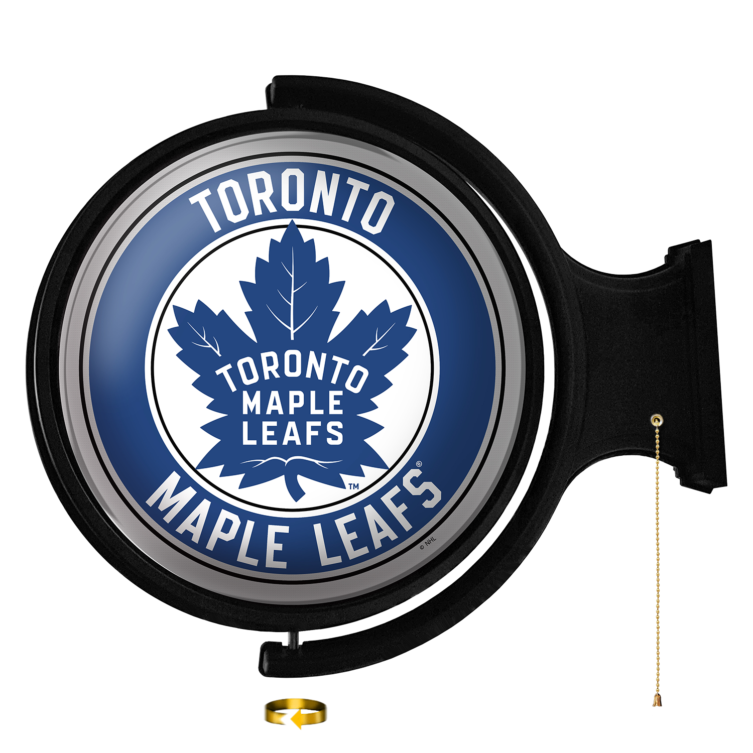 Toronto Maple Leafs Original Round Rotating Lighted Wall Sign