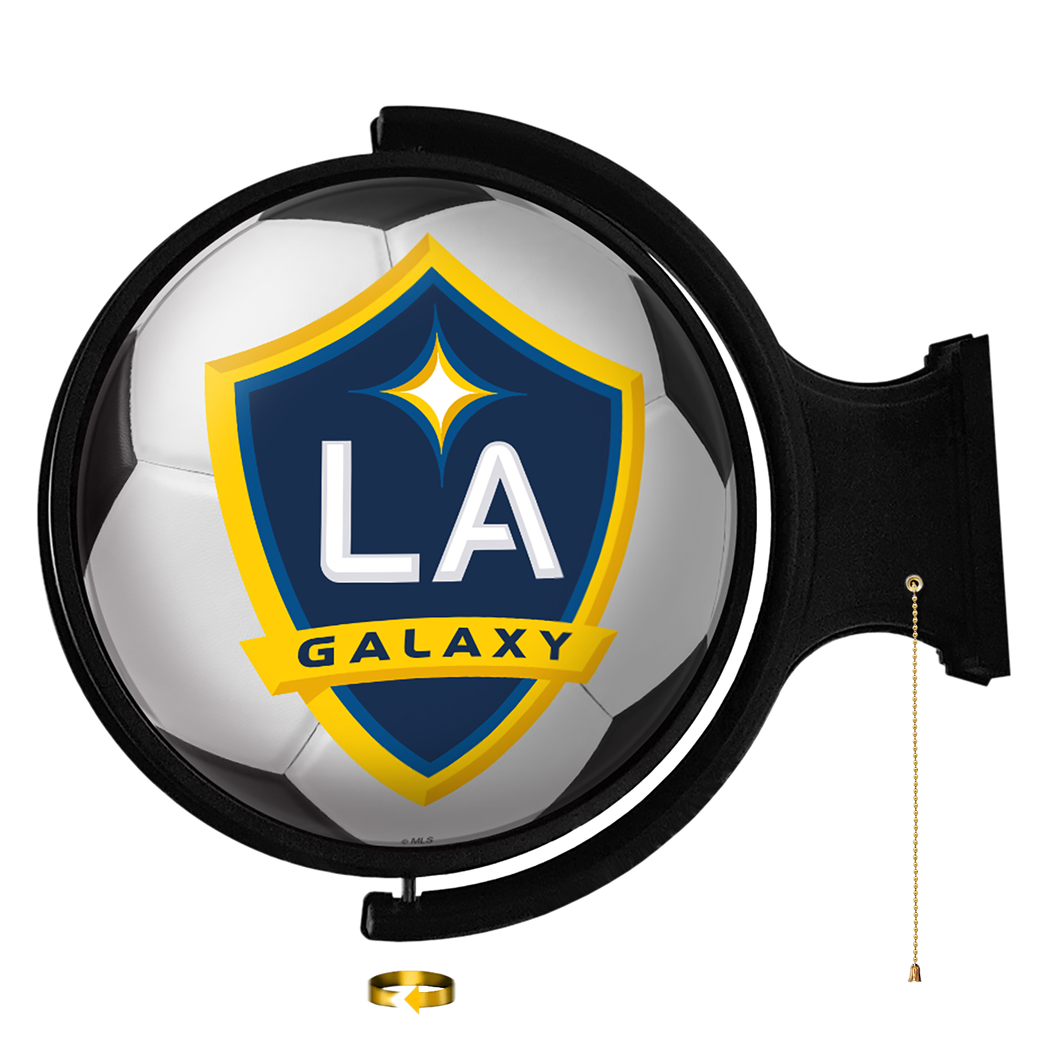 LA Galaxy: Soccer Ball - Original Round Rotating Lighted Wall Sign