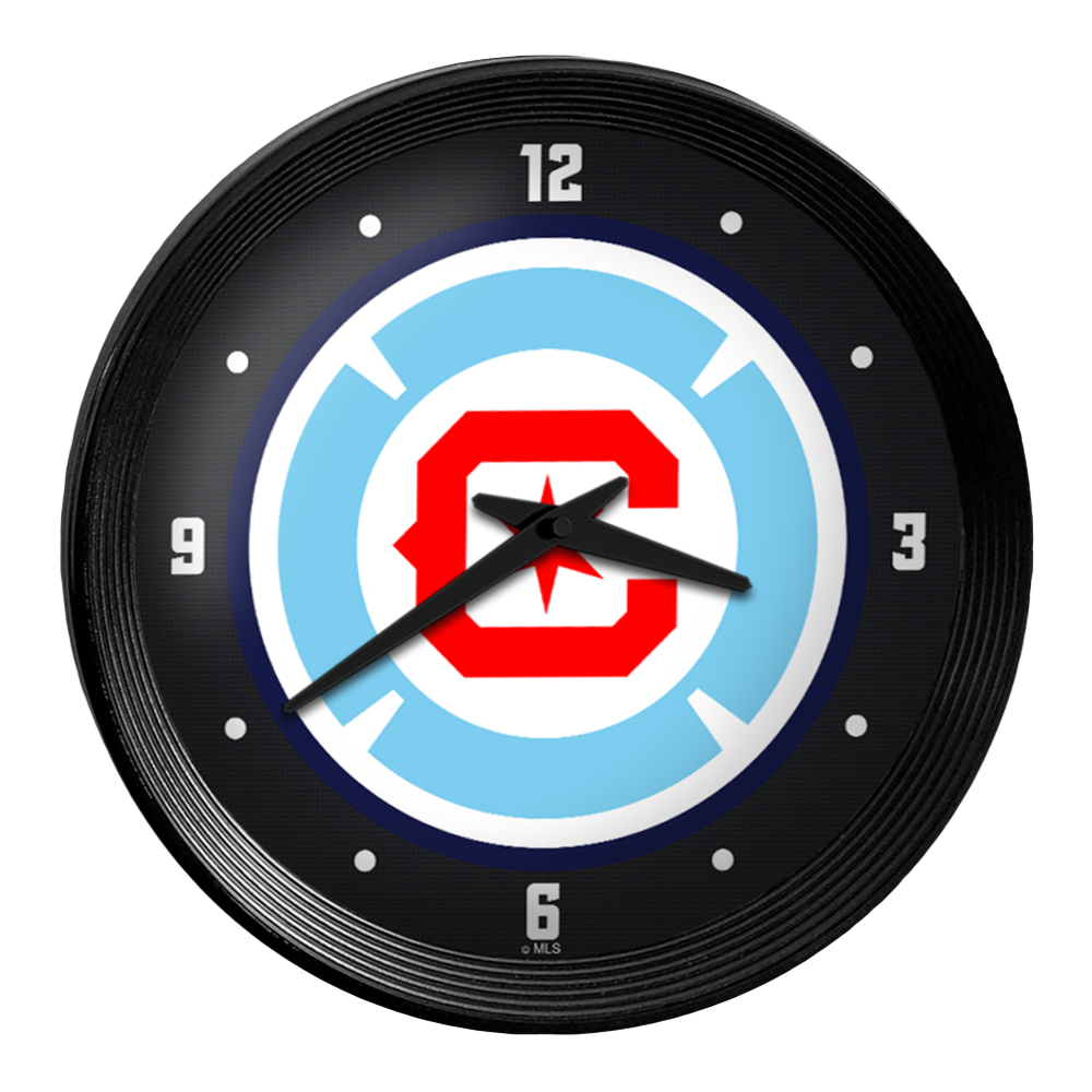 Chicago Fire: Ribbed Frame Wall Clock  