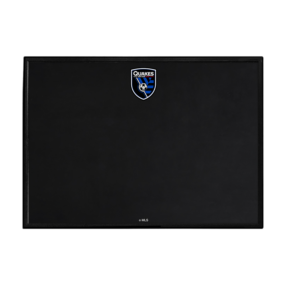 San Jose Earthquakes: Framed Chalkboard Wall Sign