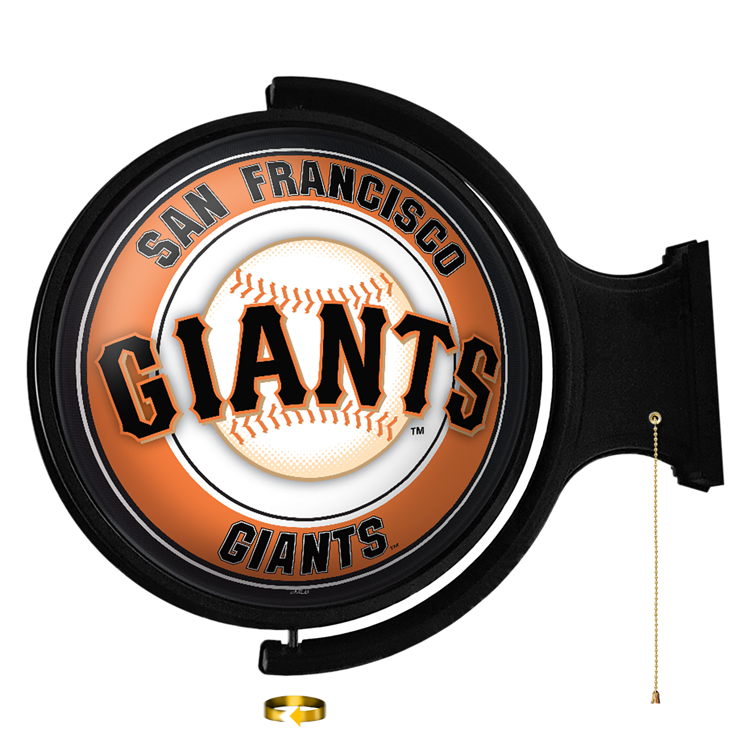 San Francisco Giants Original Round Rotating Lighted Wall Sign  