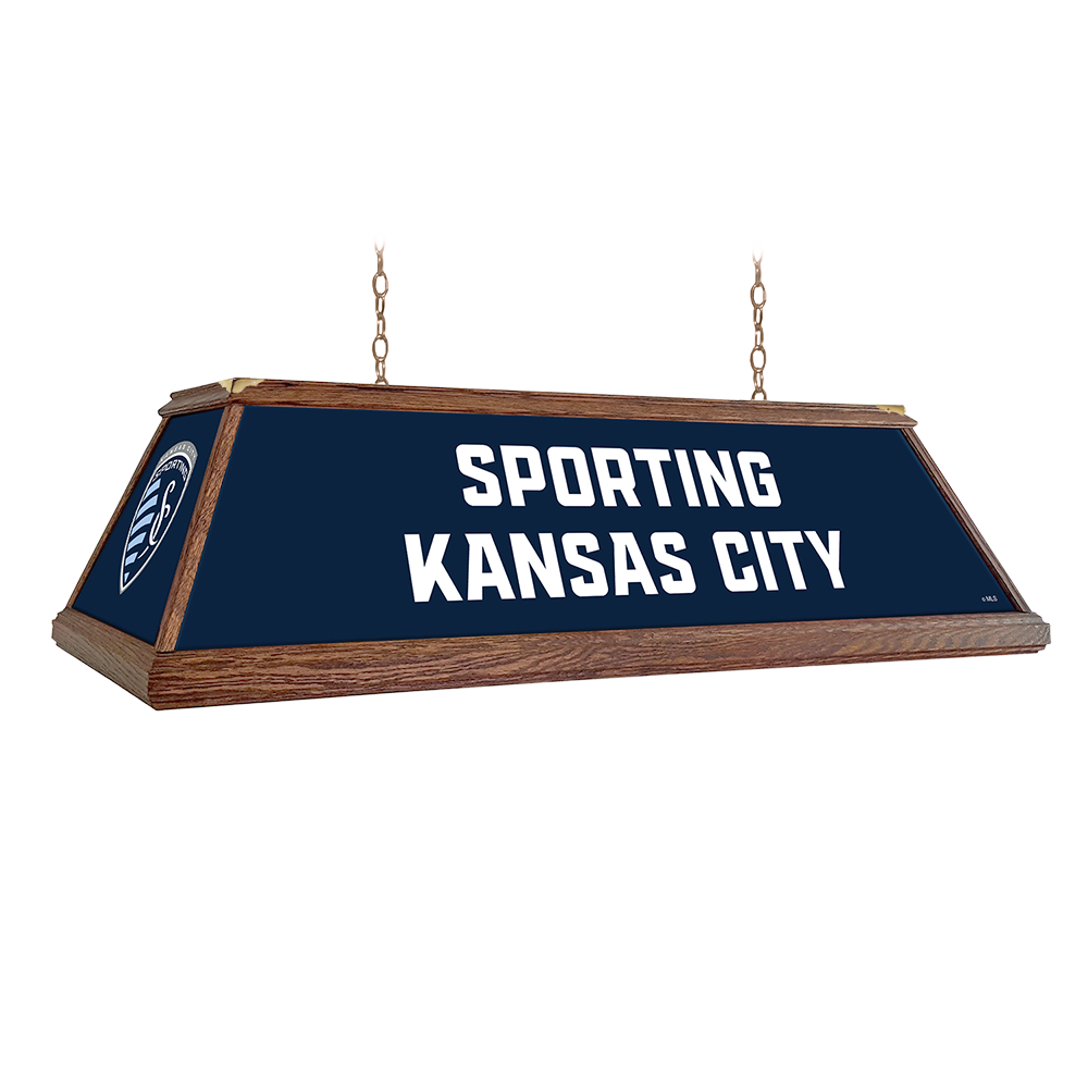 Sporting Kansas City: Premium Wood Pool Table Light  