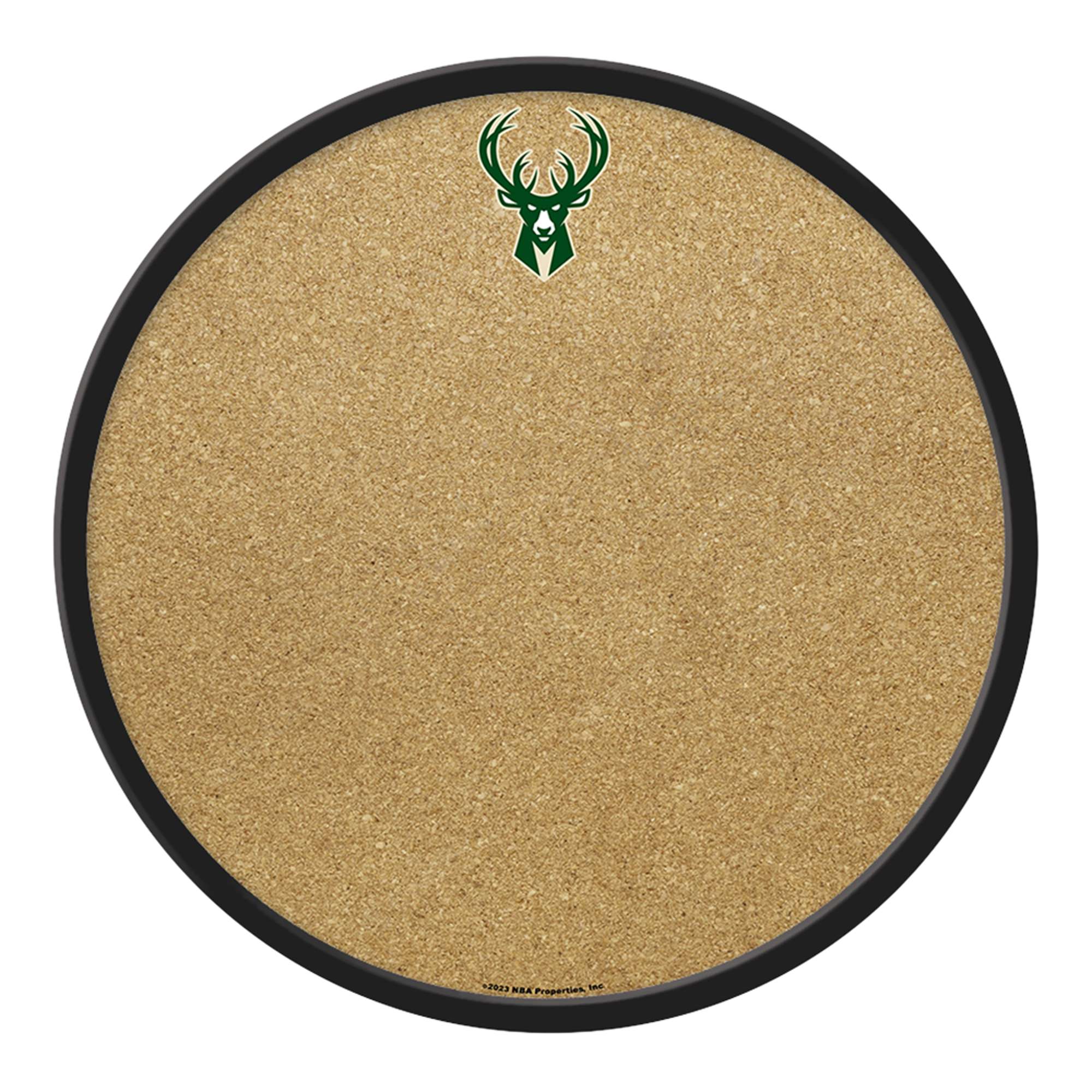 Milwaukee Bucks: Modern Disc Cork Board