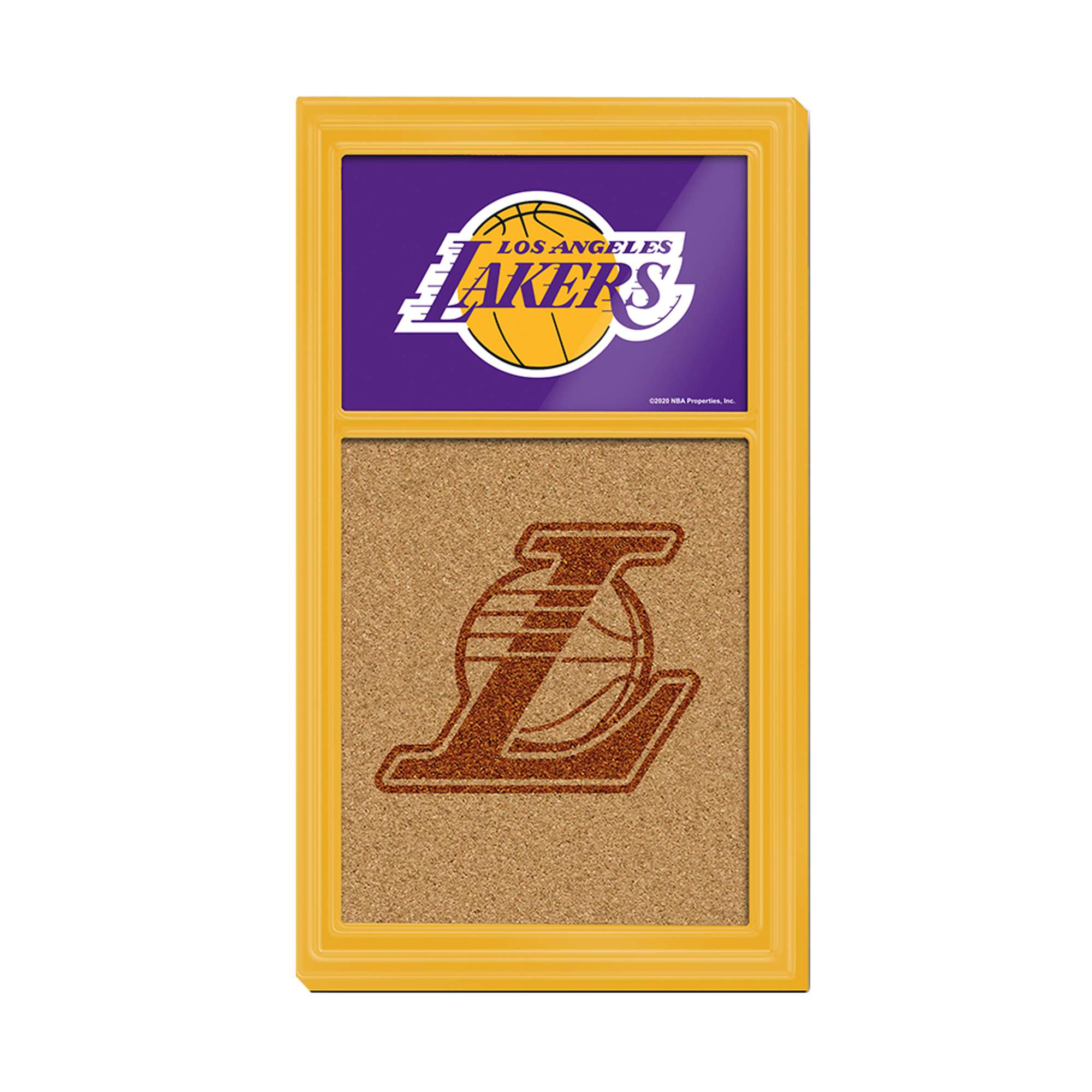 Los Angeles Lakers: Dual Logo - Cork Note Board