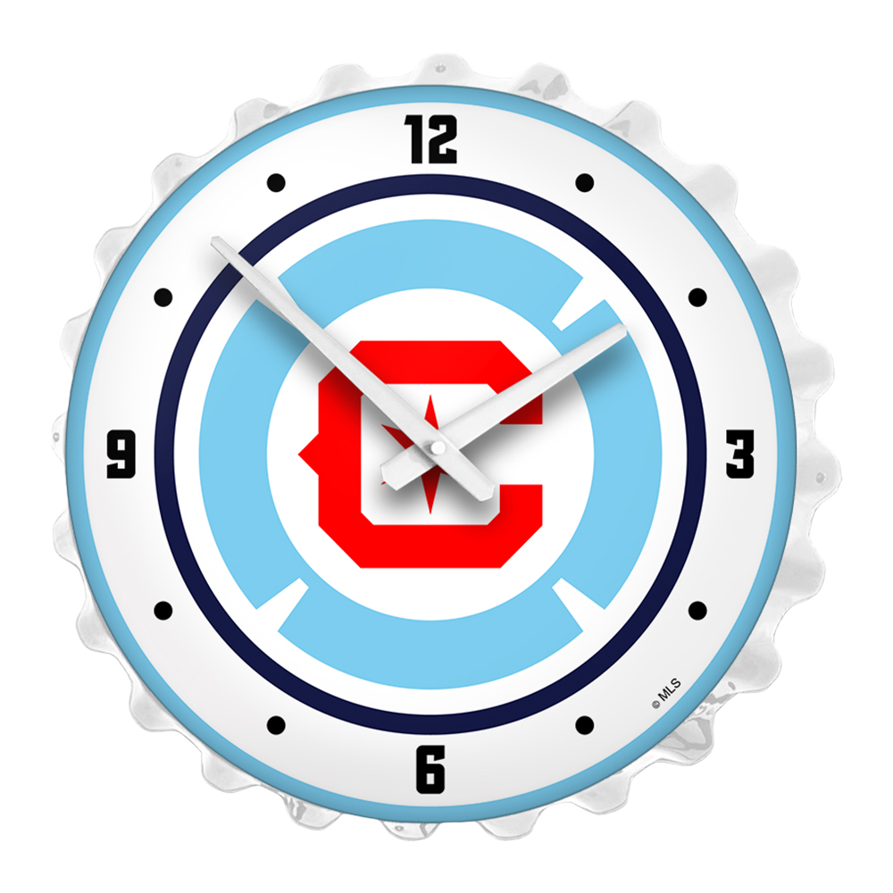 Chicago Fire: Bottle Cap Lighted Wall Clock
