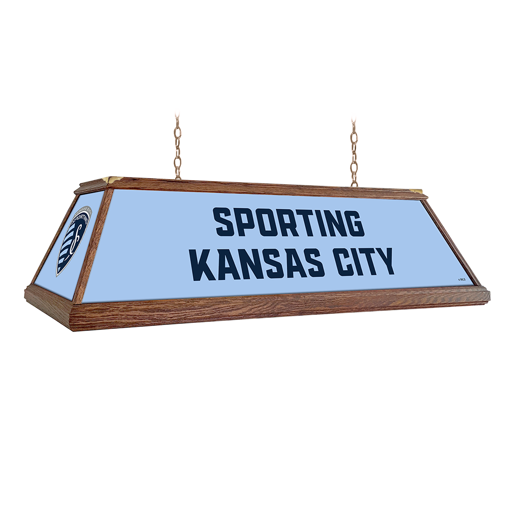 Sporting Kansas City: Premium Wood Pool Table Light