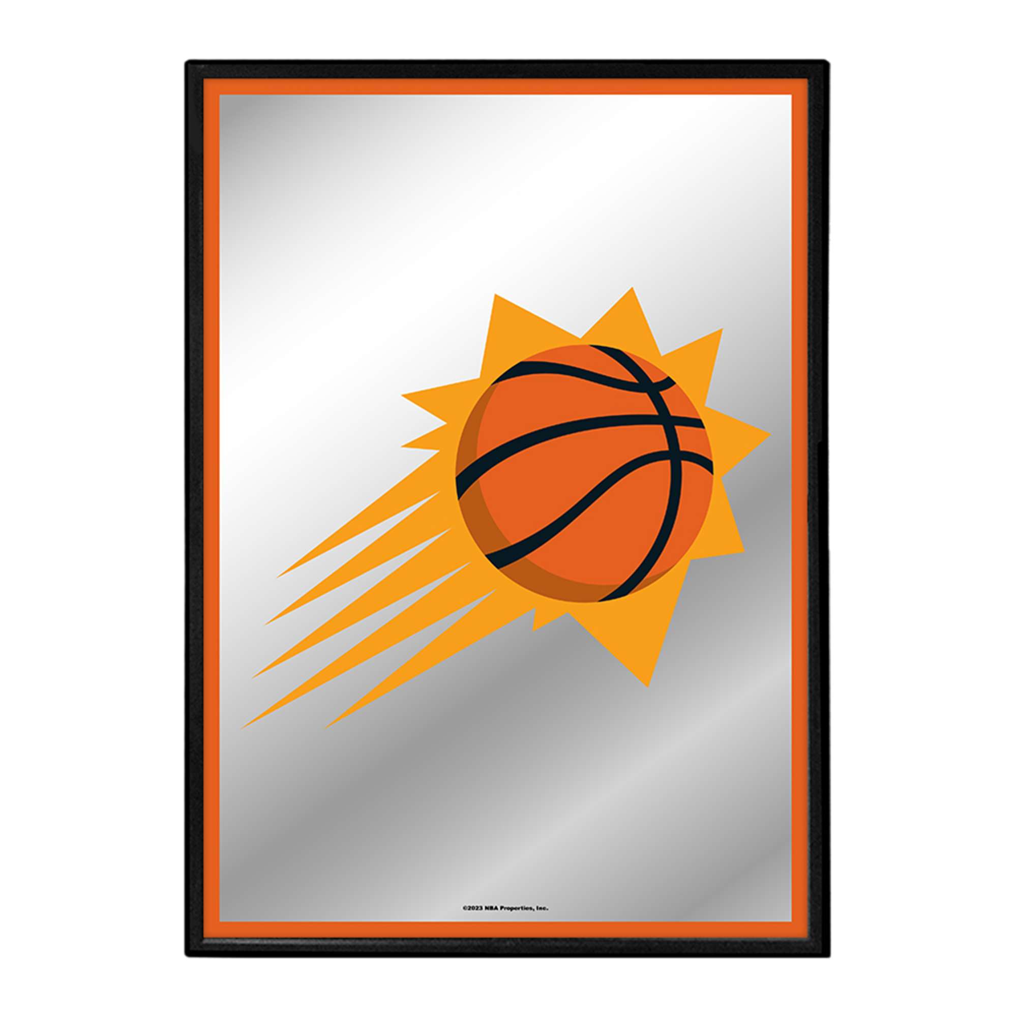 Phoenix Suns: Framed Mirrored Wall Sign