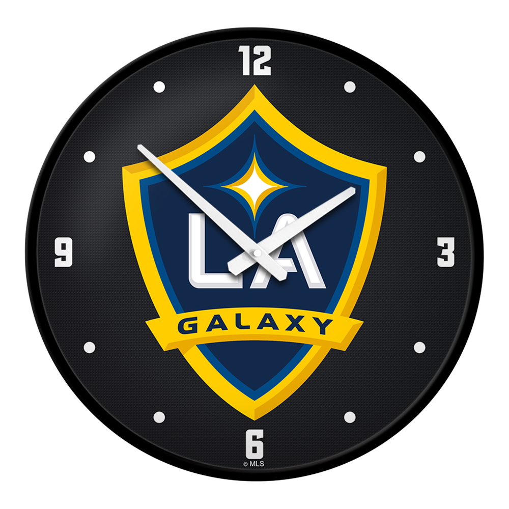 LA Galaxy: Modern Disc Wall Clock