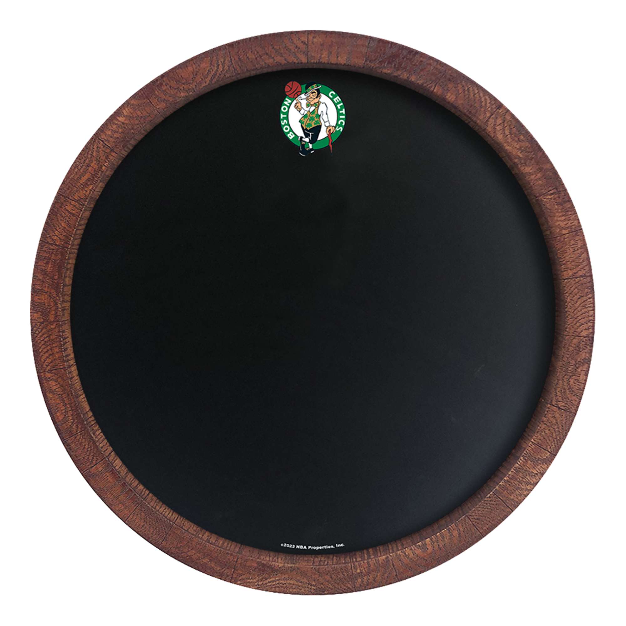 Boston Celtics: "Faux" Barrel Framed Chalkboard    